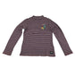 M&S Jumper 11-12 years burgundy blue with blue and white stripy