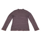 M&S Jumper 11-12 years burgundy blue with blue and white stripy
