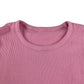 George t-shirt 11-12 years pink plain ribbed texture cotton
