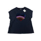 Next t-shirt 11-12 years navy sequin love heart reversible cotton