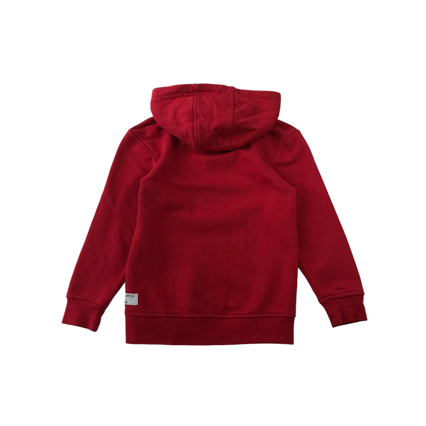 George Pullover Hoodie Age 5 Red Attitude Graphic