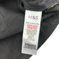 M&S t-shirt 11-12 years black smiley graphic tee