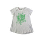 Adidas t-shirt 11-12 years white with large green logo design