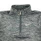 Nike sport sweater 5-6 years grey with quarter zipper