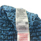 M&S jumpsuit 11-12 years blue with black animal print elasticated top