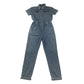 George jumpsuit 11-12 years blue denim button up with pockets cotton
