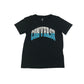 Converse t-shirt 6-7 years black with large text logo cotton