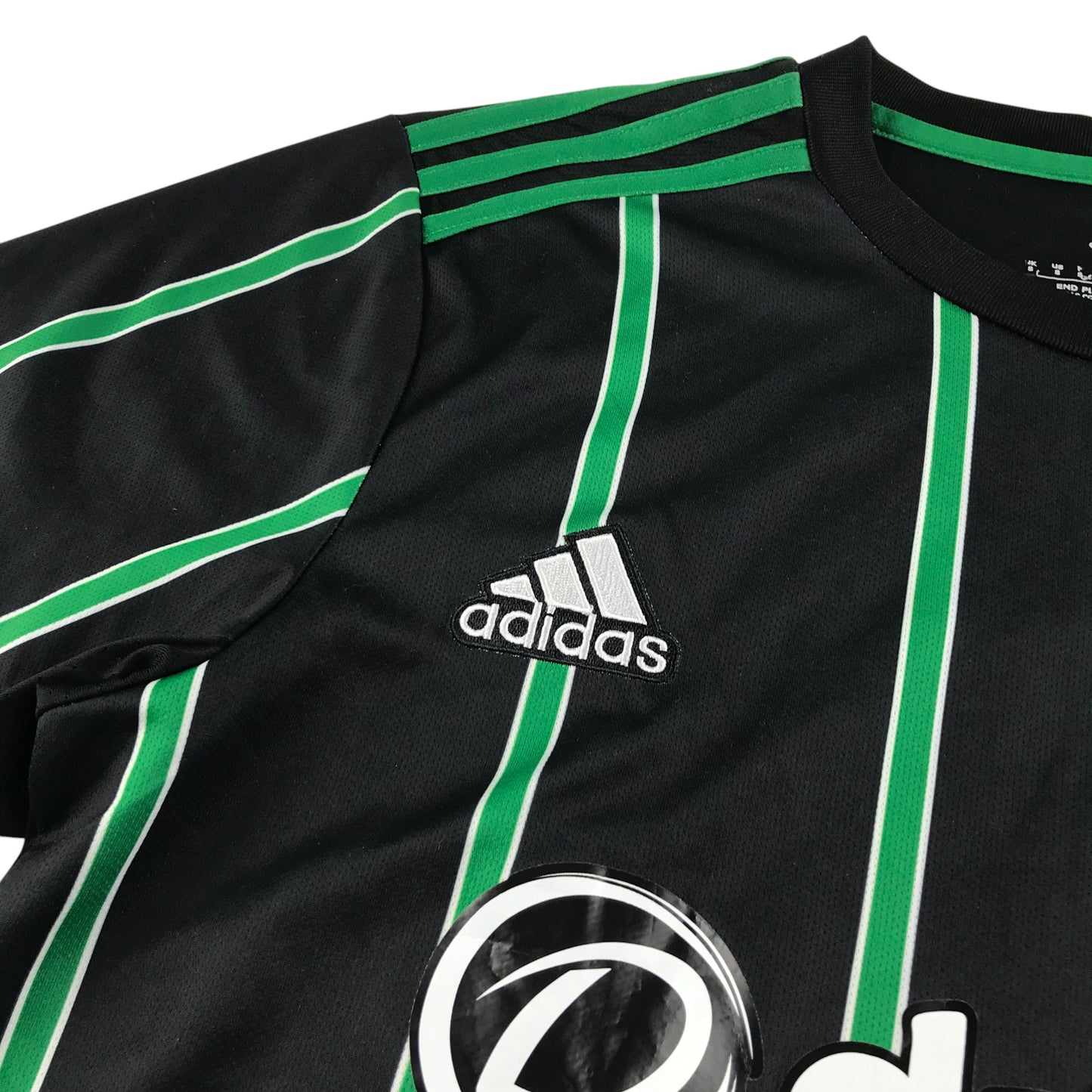 Adidas Celtic football top adult S black with green stripes Celtic 22/23 Away Shirt