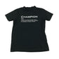 T-shirt 11-12 years black text graphic tee cotton