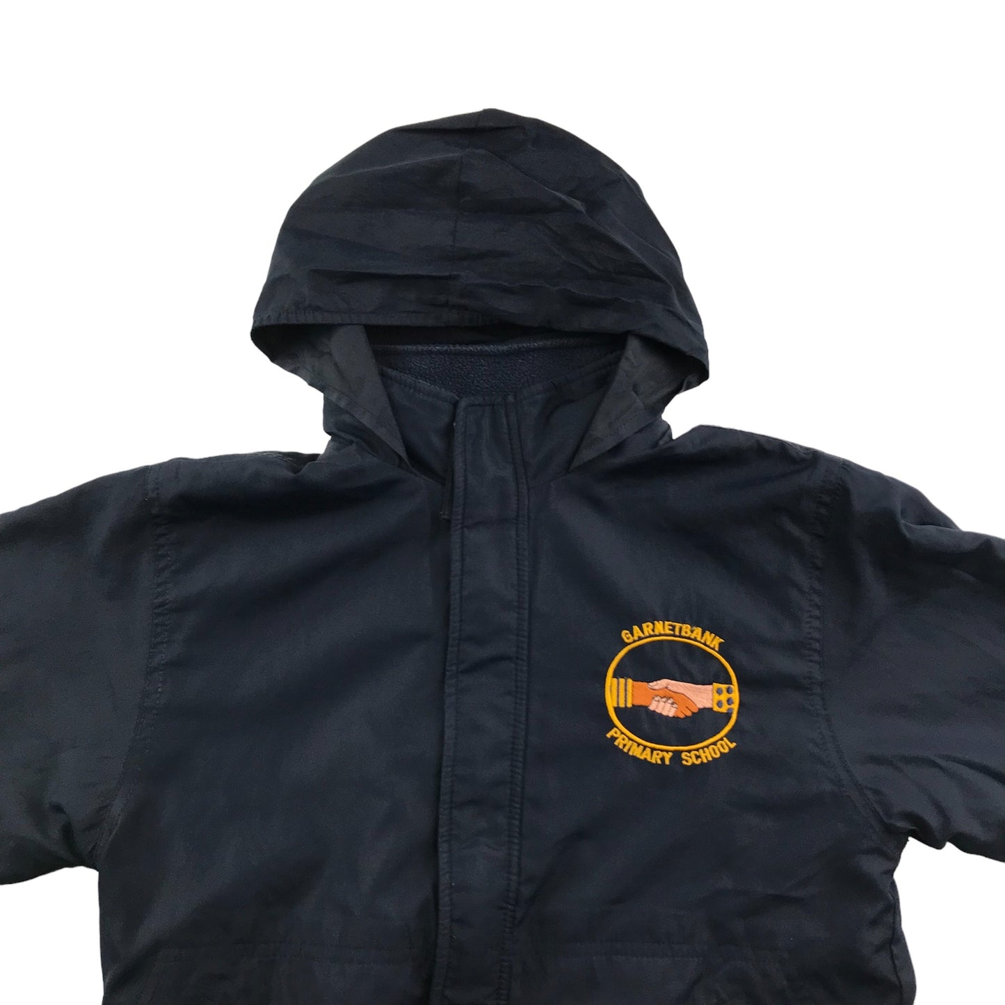 Garnetbank Primary School Navy Reversible Windbreaker Jacket Age 7-8