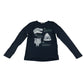 H&M t-shirt 9-10 years navy extinct dinosaurs graphic