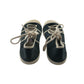 Zara Flats Shoe Size 13 Junior Navy Ballerina Style with White Toe Cap