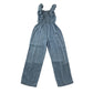 F&F jumpsuit 9-10 years blue sleeveless ruffled elastic top