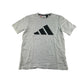 Adidas t-shirt 13-14 years white with large black logo