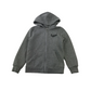 Converse Hoodie Age 7 Grey Plain Full Zipper