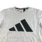 Adidas t-shirt 13-14 years white with large black logo