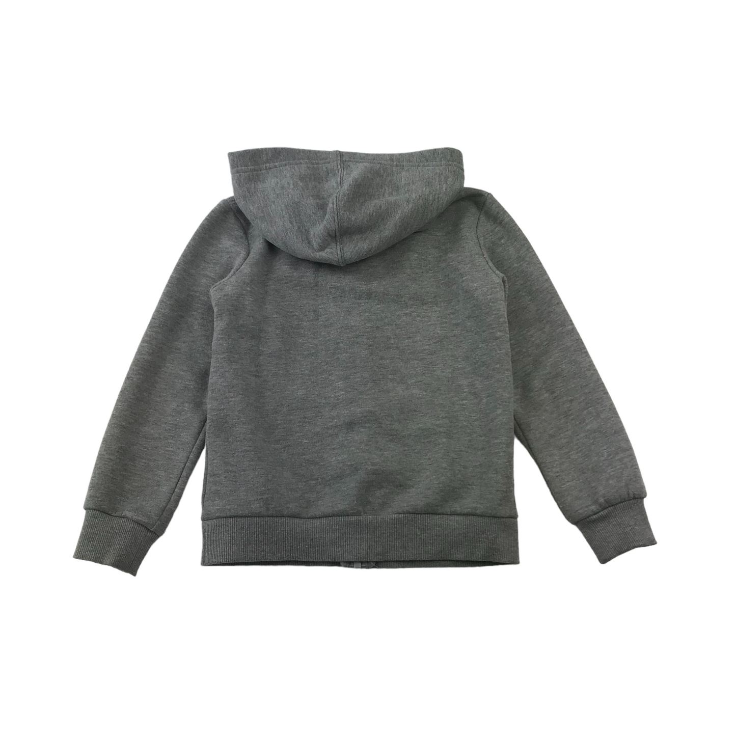 Converse Hoodie Age 7 Grey Plain Full Zipper