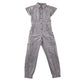 River Island jumpsuit 8-9 years lilac shirt style top and cargo pant style cotton