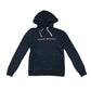 Jack Wills hoodie women's size UK 8 black plain with pink detailing