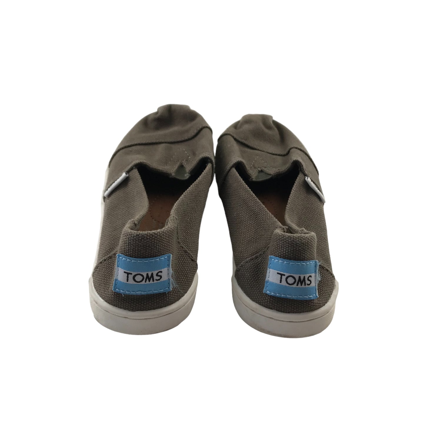 TOMS Flats Shoe Size 12 Junior Light Brown