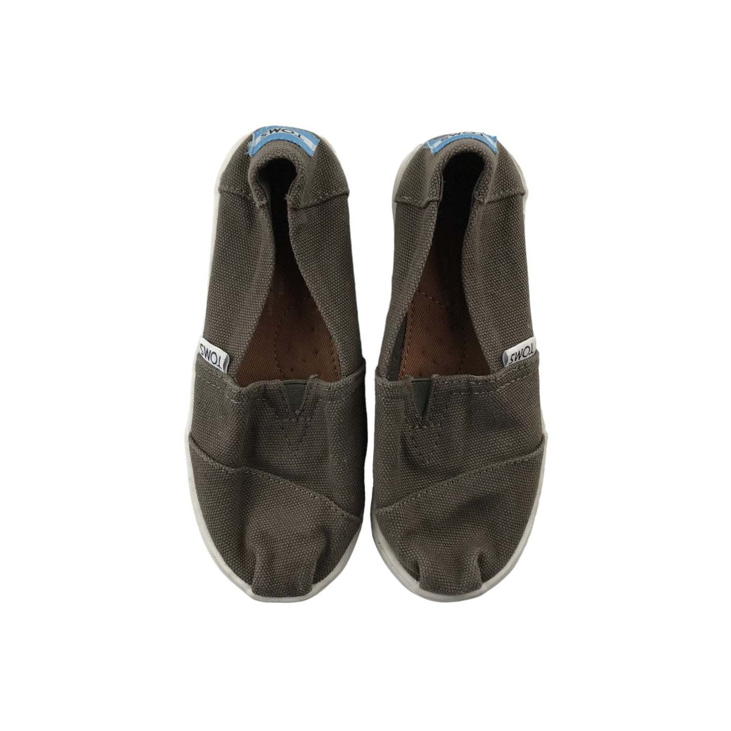 TOMS Flats Shoe Size 12 Junior Light Brown