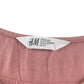 H&M jumpsuit 8-9 years pink plain button up with belt