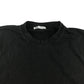 Zara t-shirt men's M black plain crewneck cotton