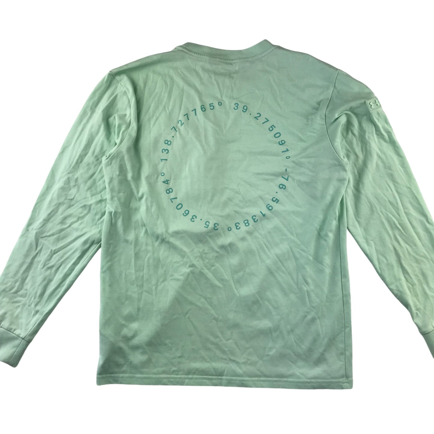 Under Armour t-shirt Men's Medium Mint green long sleeve with Chest Pocket