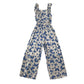 George jumpsuit 7-8 years white with blue butterfly graphic print