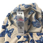 George jumpsuit 7-8 years white with blue butterfly graphic print