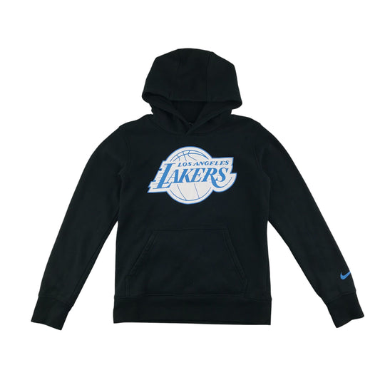 Nike LA Lakers hoodie 10-12 years black with graphic logo print