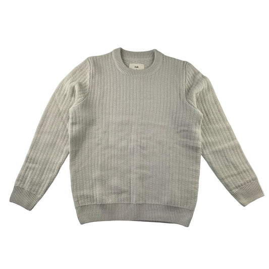 Folk Jumper Men's Medium Cream White Knitwear