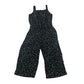 OshKosh jumpsuit 6-7 years black with love heart design print cotton