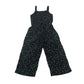 OshKosh jumpsuit 6-7 years black with love heart design print cotton