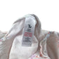 Tu jumpsuit 7-8 years white floral graphic print cuffed legs shoulder straps cotton
