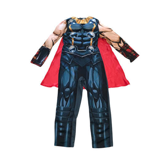 F&F Thor costume 9-10 years onesie dress up costume with cape