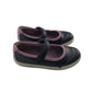 Clarks Pumps Shoe Size 11 Junior Navy with White Sole and Violet Insole