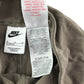 Nike leggings 13-14 years brown plain with pink text logo and swoosh