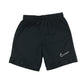 Nike sports short 8-9 years black with white swoosh logo