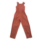 George jumpsuit 5-6 years rust orange front button up and lace detailing cotton