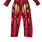 F&F Ironman costume 9-10 years onesie dress up costume with mask