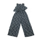 Zara jumpsuit 5-6 years navy with white floral design print