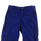 H&M trouser 5-6 years blue plain adjustable waist cotton