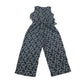 Zara jumpsuit 5-6 years navy with white floral design print