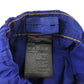 H&M trouser 5-6 years blue plain adjustable waist cotton