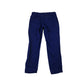 H&M trouser 5-6 years blue plain adjustable waist cotton