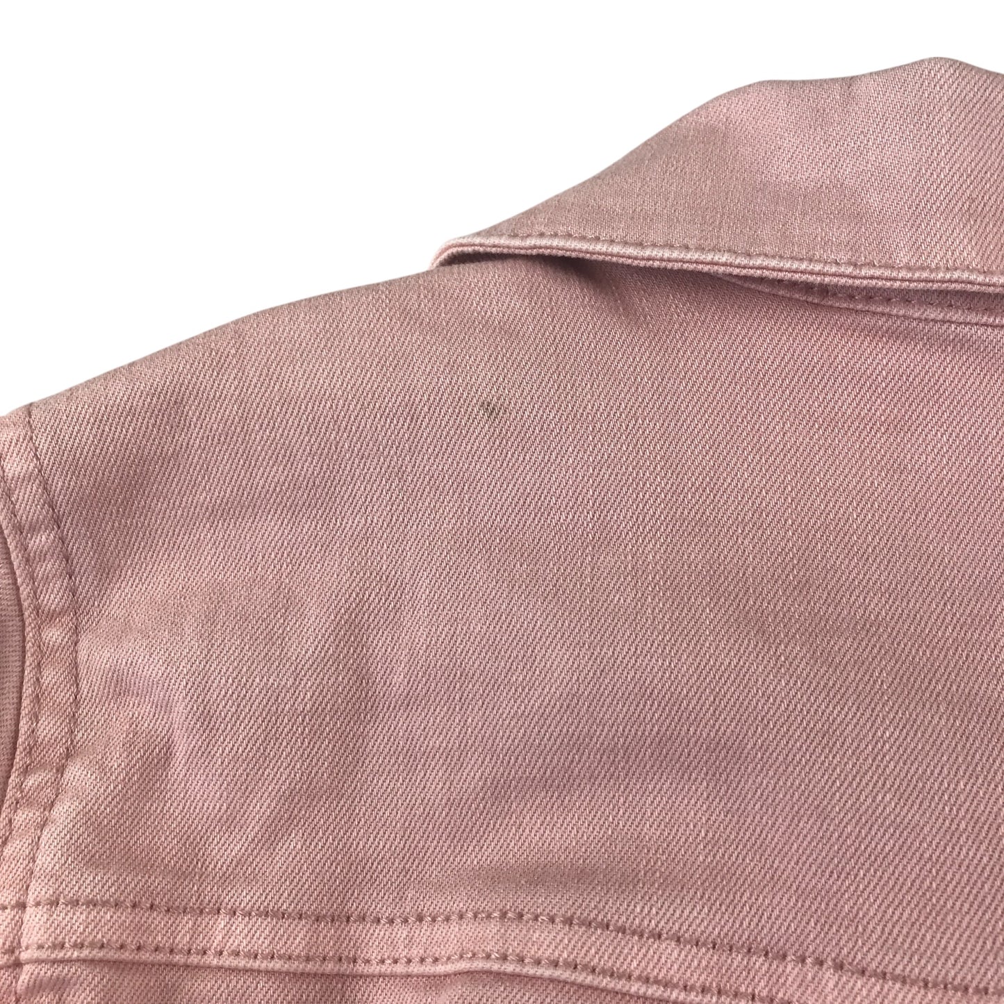 Matalan playsuit dress 9-10 years pink denim plain collared button up with shorts