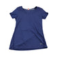 Under Armour sport top women's XS blue stripy with logos