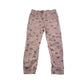 H&M trouser 7-8 years pink butterfly and floral print cotton