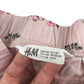 H&M trouser 7-8 years pink butterfly and floral print cotton